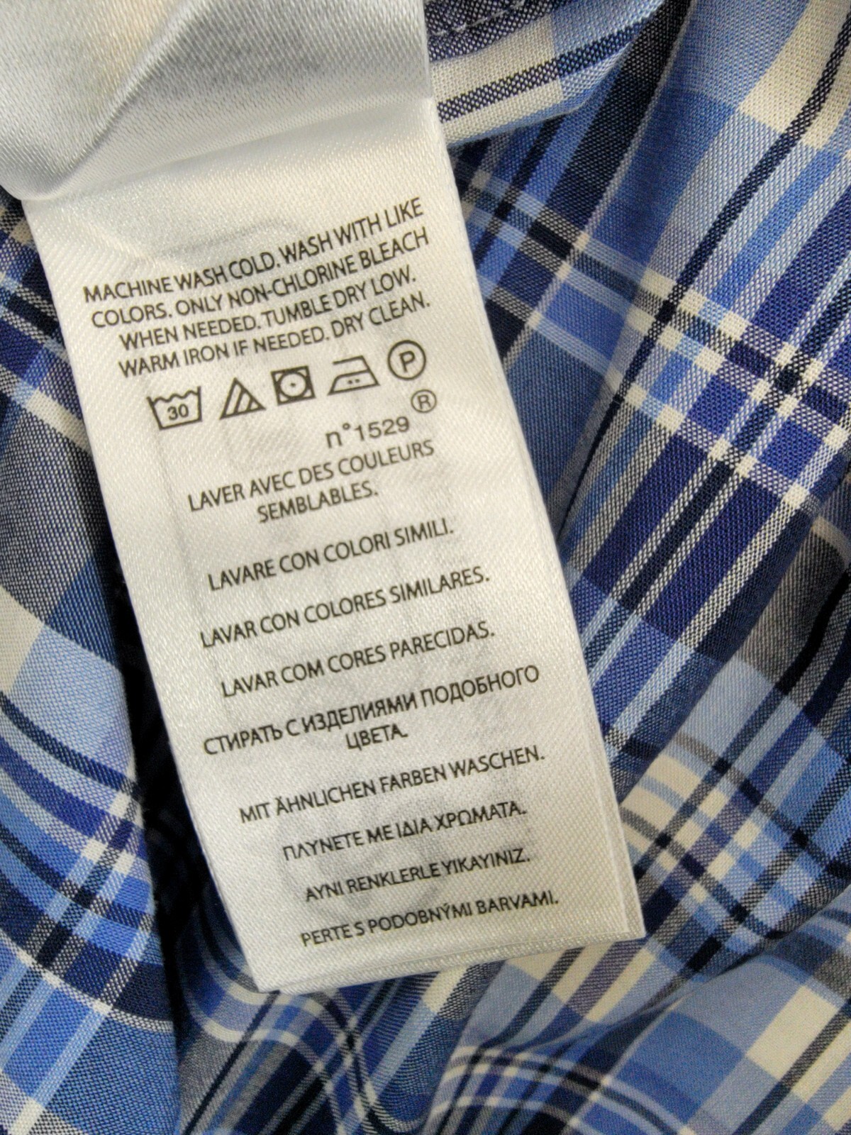 Polo Ralph Lauren Big & Tall Plaid Stretch Poplin Shirt Men's XLT Blue Multi L/S - Picture 17 of 20