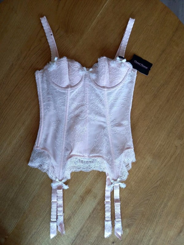 Bustier/Corset Porte Jarretelle DÃ©Masque Moi 85b Rose