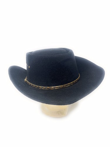 J.R. Palacios Enterprises Western Cowboy Hat Black Felt Gold  display picture 2