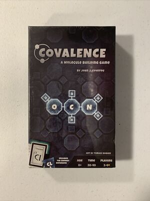 Brand New Covalence: A Molecule Building Game By Genius Games Sealed