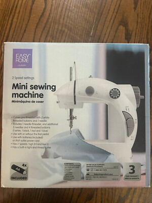 EASY HOME Mini Sewing Machine with Batteries