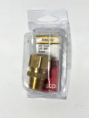 5/8 Compression x 3/8 MPT Brass Adapter, No 17-6857,  Larsen Supply Co