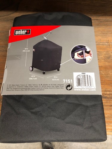 Performer Kettle Grill Cover for Storage, Black, Weber, 7151
