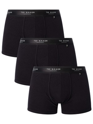 

Мужские трусы Ted Baker, 3 шт., черные, Черный, TBB02-BK1-001