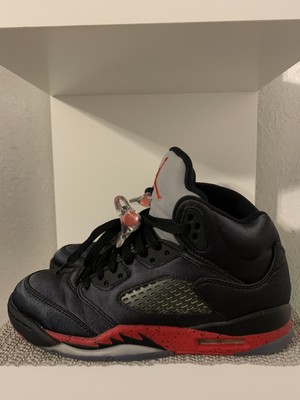 air jordan 5 retro black satin