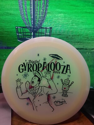 NEW MVP Axiom Total Eclipse Vanish Gyropalooza 2024 disc 175g Glow Green
