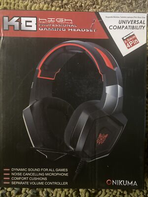 ONIKUMA K8 High Professional Gaming Headset Universal Compatibility 3.5mm 4Pin