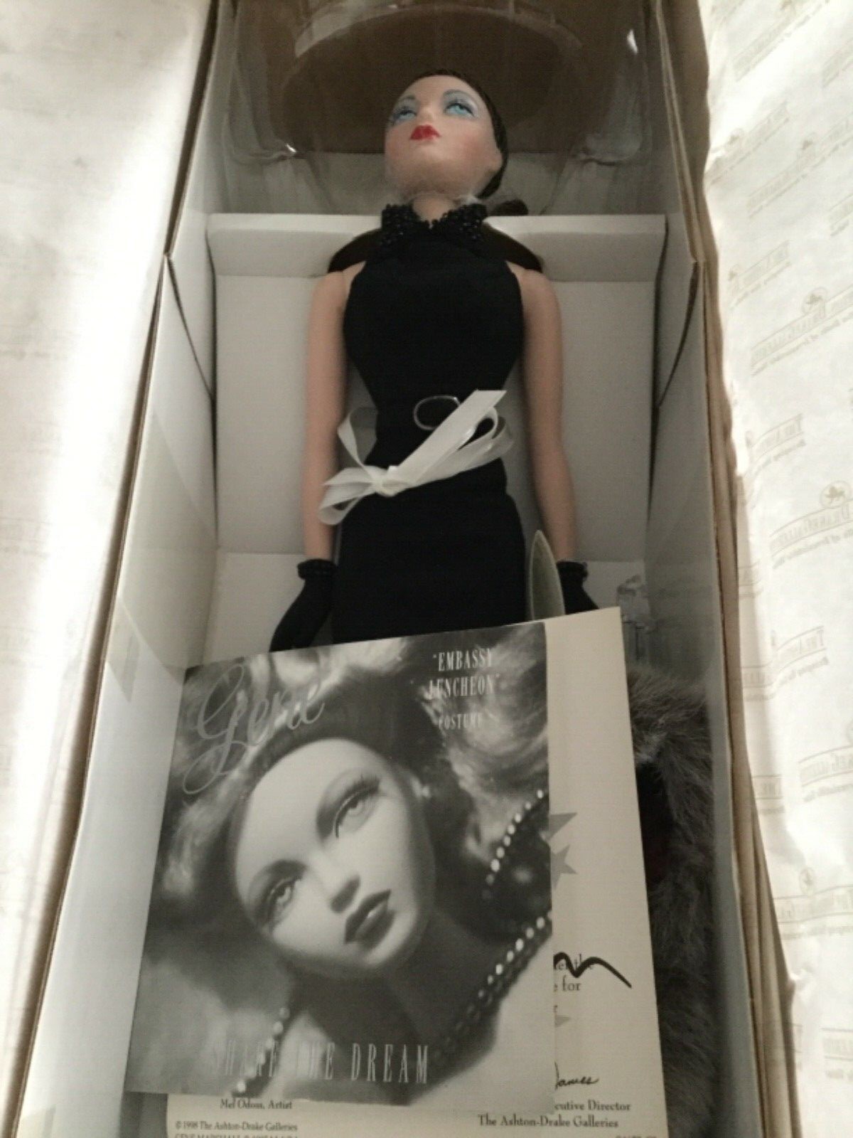 Ashton-Drake 2000 Gene by Mel Odom Doll Embassy Luncheon MIB COA