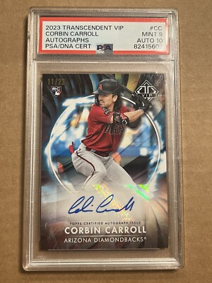 2023 Topps Transcendent Collection VIP Corbin Carroll Auto /23
