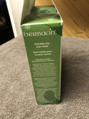 Herbackin Gift Set Hand Cream Large Mini Cream & Nail Filer Paraben Free Free Sh