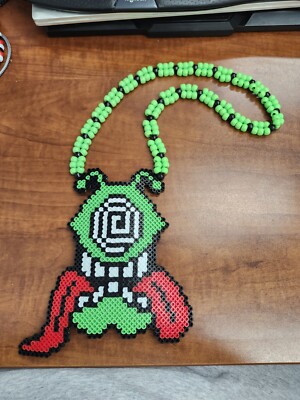 Subtronics Perler Kandi Perler Necklace EDM  Cyclops