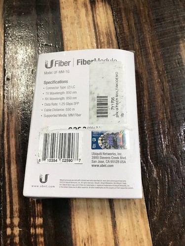 U Fiber  Fiber Module Multi-Mode SFP Fiber Module 1G 2pk Model UF-MM-1G