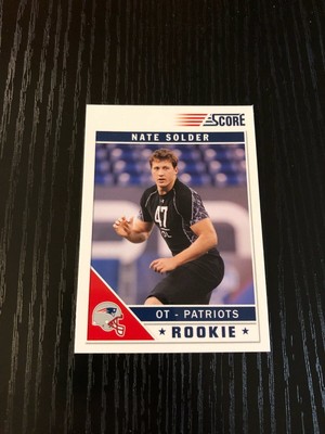 🔥🚨 Nate Solder 🚨🔥 2011 Score Rookie #366 New England Patriots NY Giants RC