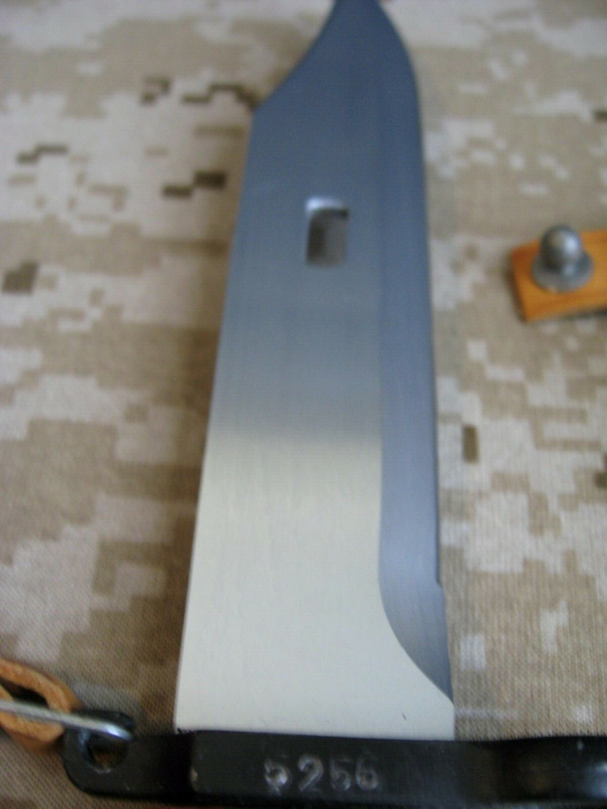 Polish Orange BAKELITE 7.62 Bayonet Scabbard ak leather 5.45 poland russian