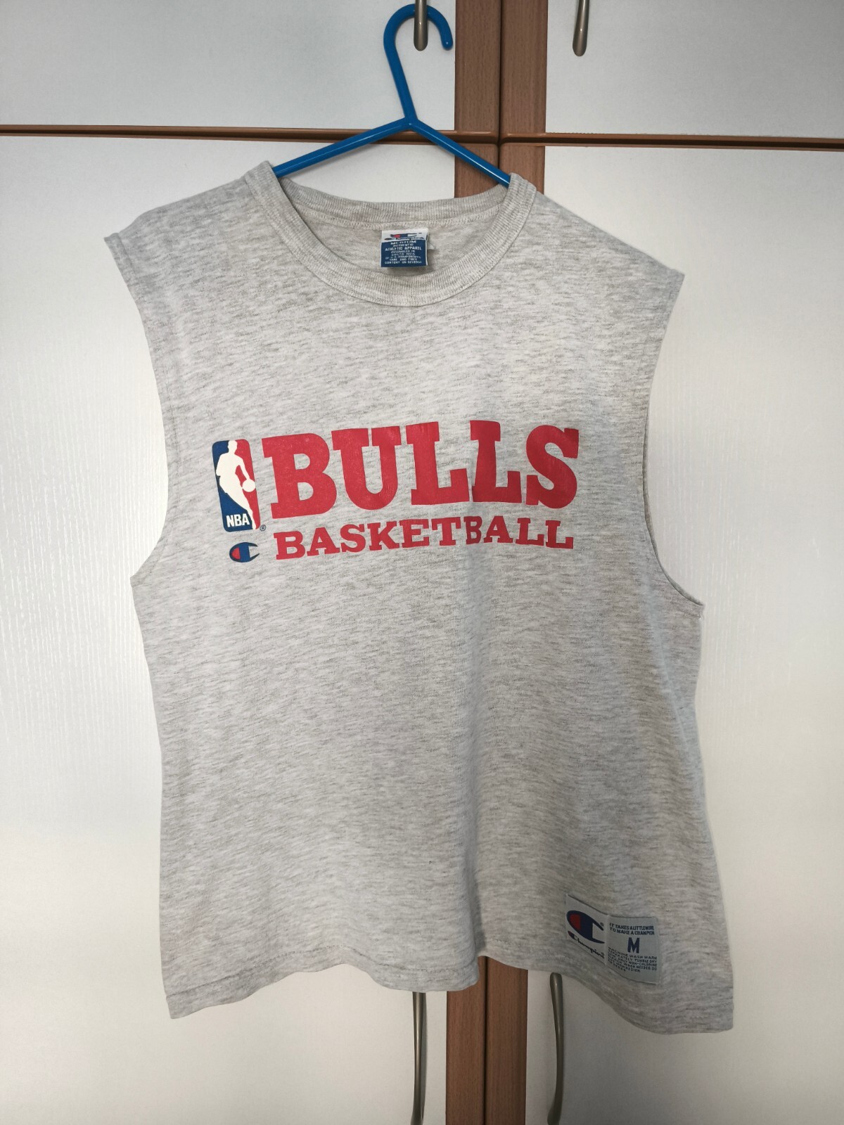トップス BULLS ABC BASKETBALL TANKTOP vintage champion nba chicago bulls practice tank top shirt M