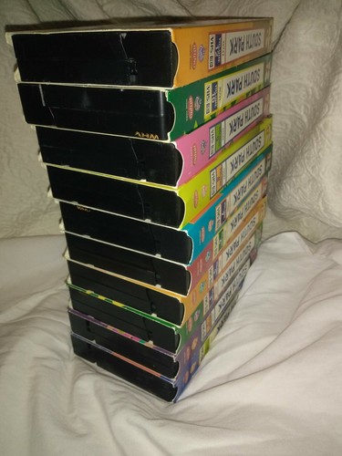 Vintage South Park VHS Cassettes - Volumes 1, 2, 3, 5, 6, 7, 8, 9, 10, 12 Only