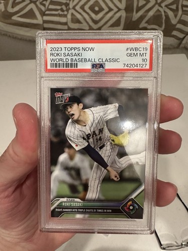 【PSA10】 2023 Topps Now Team Japan WBC20 2023 Topps Now World Baseball Classic #WBC19 ROKI SASAKI