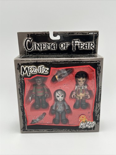 CINEMA OF FEARⅡ MEZCO  FIGURE Mez-Itz Cinema of Fear II Leatherface, Freddy Krueger, Jason