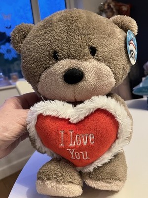 Card Factory Hugs Bear ‘I Love You’ Heart 12inches Tall Plush Soft Toy Teddy