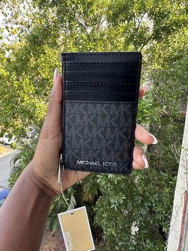 カードケース・名刺入れ Michael By Michael Kors Leather Credit Card Holder Pebbled Leather Card Case | Michael Kors [US]