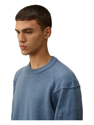 C.P. COMPANY C.P. COMPANY MANN MAGLIA GIROCOLLO MITTELBLAU 19237