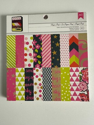 American Crafts 6 x 6 Paper Pads-Multiple Variations Available-You Choose