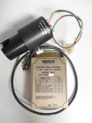 Bertan 1651 Power Supply, Photomultiplier for Beckman Coulter Epics XL Cytometer