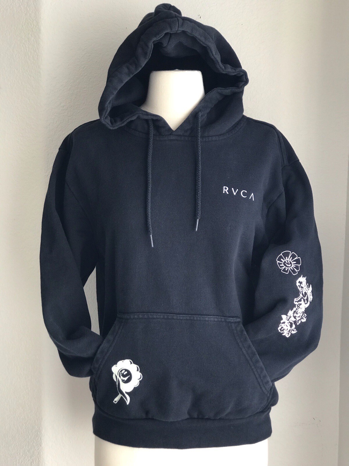 RVCA ブラック セーター XS OUTLET】RVCA レディース BIG RVCA KNIT セーター BES0 【2024年