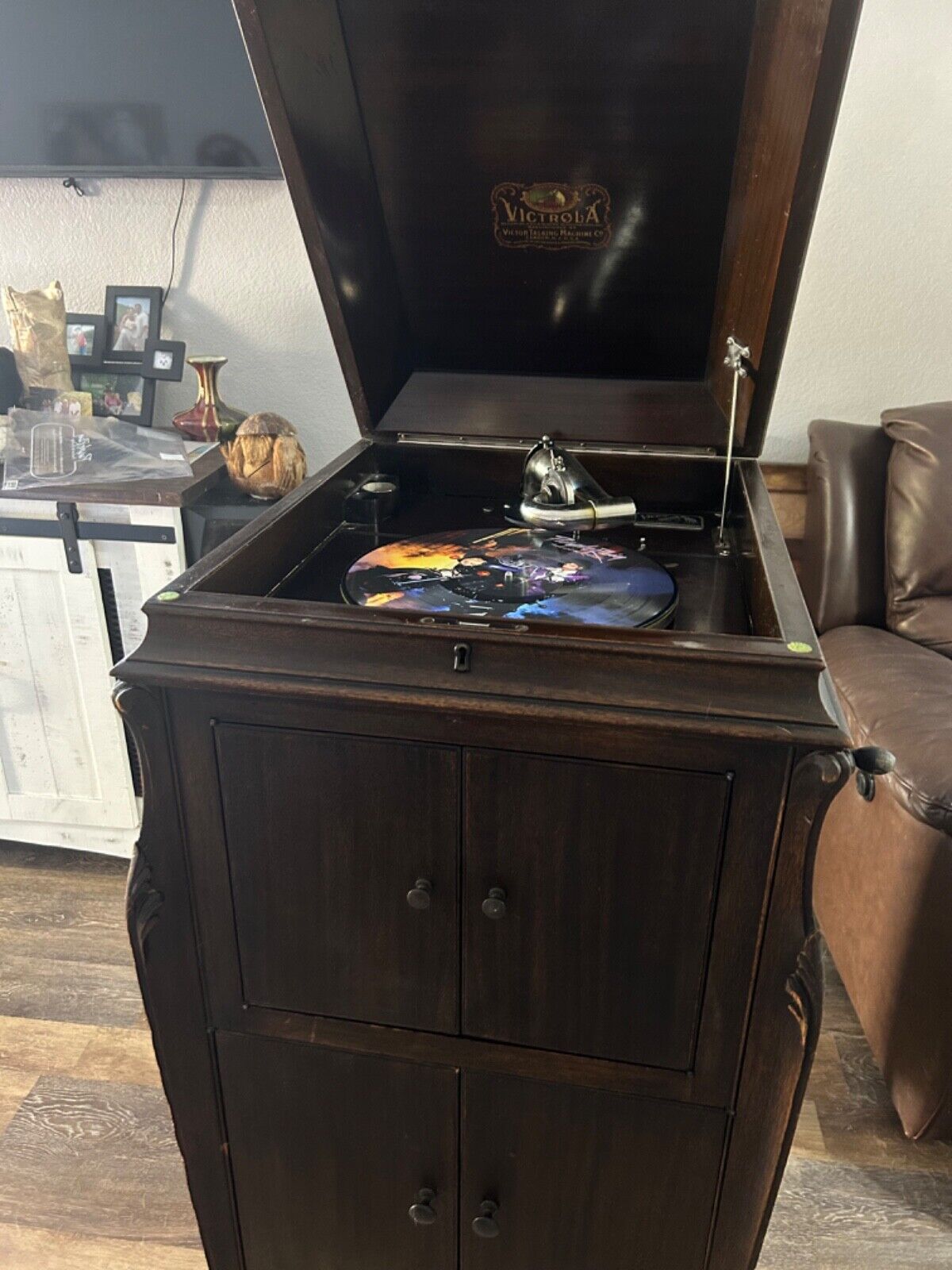 1923 antique victor victrola talking machine, VV-105 Mahogany finish | eBay 1923 antique victor victrola talking machine, VV-105 Mahogany finish | eBay