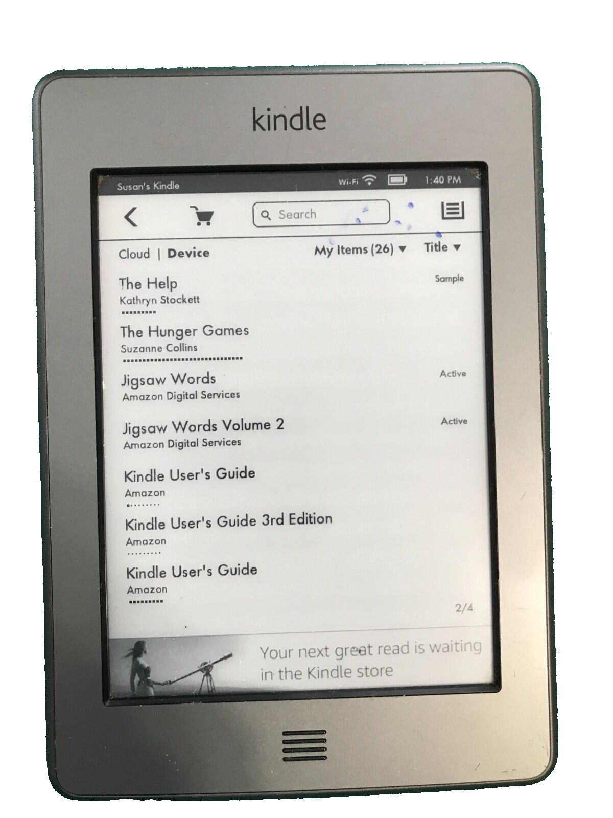 Amazon Kindle Touch 4th Generation, (DO1200) Wi-Fi, 4GB ***GOOD CONDITION*** | eBay Amazon Kindle Touch 4th Generation, (DO1200) Wi-Fi, 4GB ***GOOD CONDITION*** | eBay