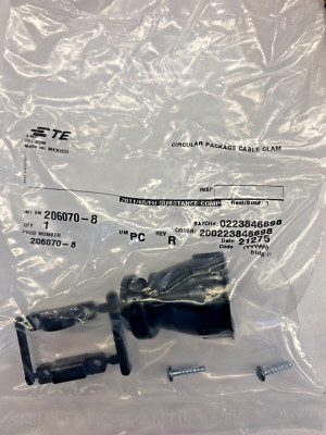 Lot of 10 TE Connectivity/AMP  206070-8 Cable Clamp Kit Size 17