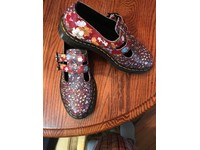 doc martens floral mary janes