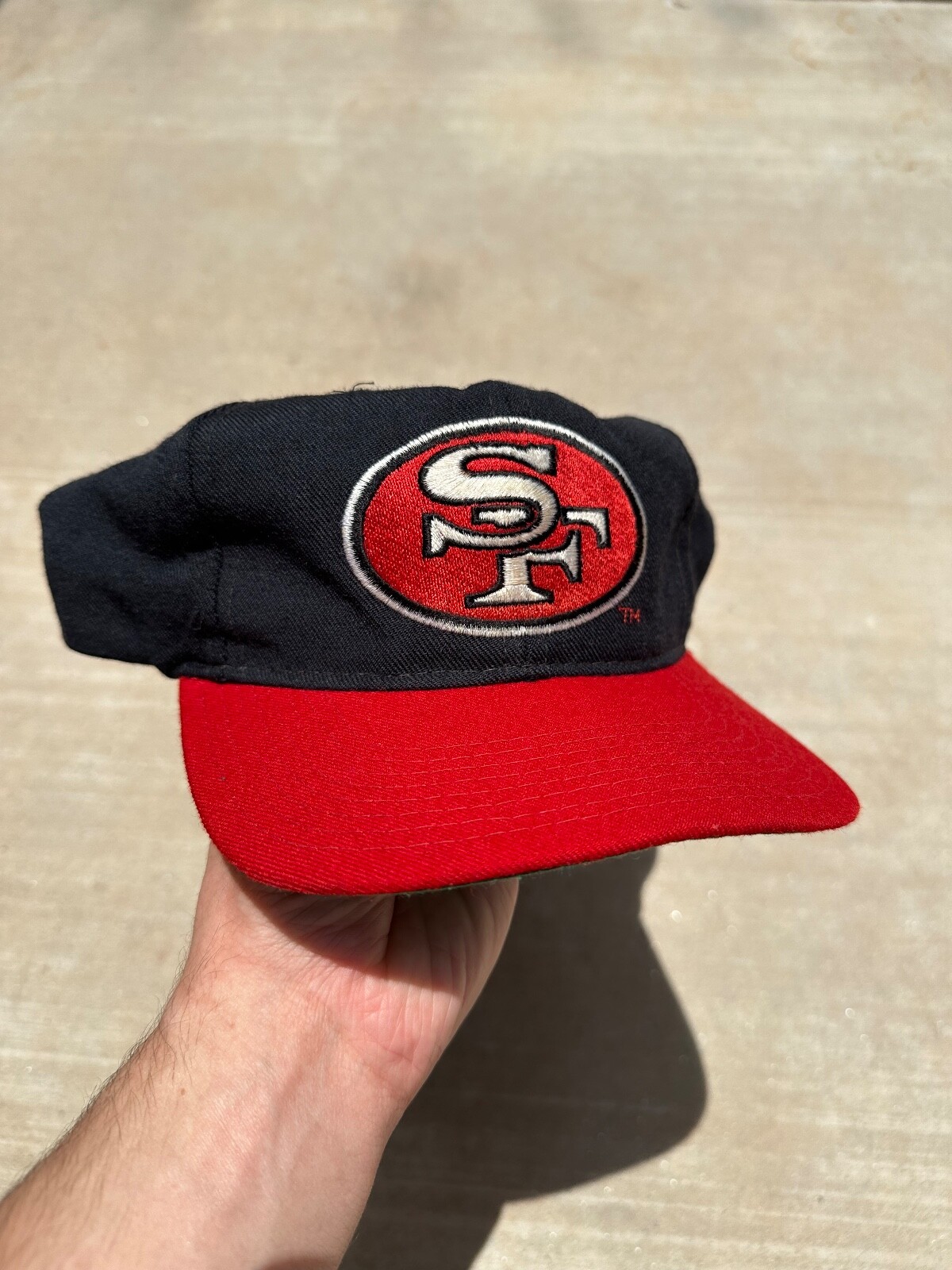 70s NFL 49ers アメフト ビンテージワッペン スタジャン キャップ $_57.JPG?set_id=880000500F