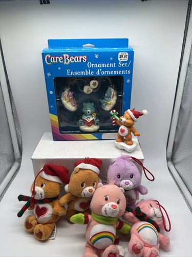 Care Bear Plush Christmas Ornament lot Set Plush And More