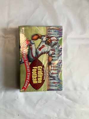Gridiron Football The Realistic Football Card Game Ages7+ For 1-2 Players Sealed