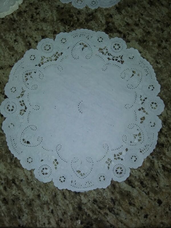 50 Royal French Lace 12" Round White Paper Doilies 12 inch large size disposable