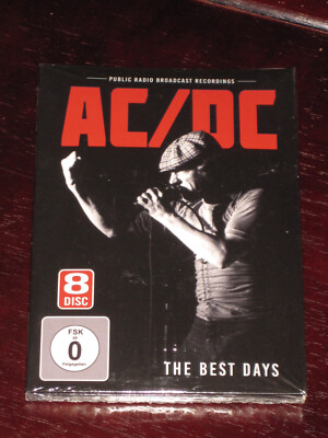 AC/DC: The Best Days - Public Radio Broadcast Recordings 4 CD + 4 DVD Set UK NEW