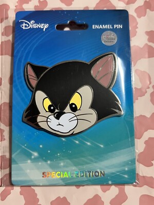 Disney Pin Pink a la Mode Portrait Series Figaro #1 Angry Face Expression LE 300