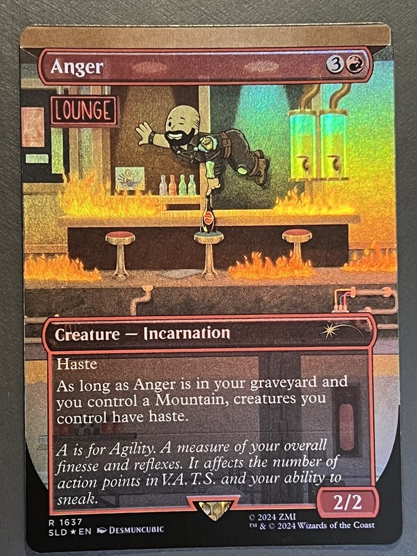 Mtg Secret Lair Falloutâ Anger âFoilâNm
