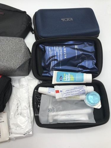 Nice Mixed Lot TUMI Toiletry Travel Bag Kits