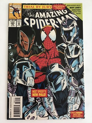Amazing  Spiderman #385 VF/NM Mark Bagley Trial by Jury   Will Combine Shipping 