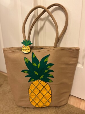 america and beyond pineapple tote