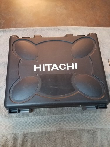 Hitachi 18 Volt Cordless Impact Driver Wh18dsal with case and one battery.