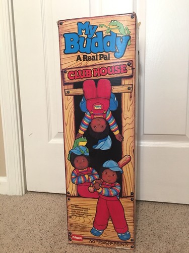Vintage Playskool 1985 My Buddy Clubhouse Doll African American in Original Box