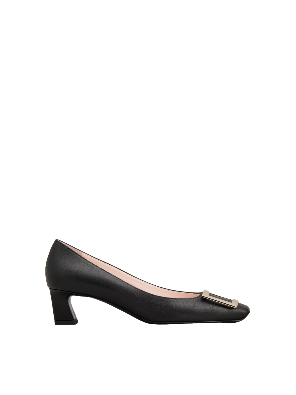 ROGER VIVIER Trompette Black 45mm Leather Pumps New | eBay