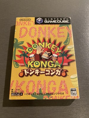 Donkey Konga Nintendo GameCube Complete CIB US Seller - Japanese Version