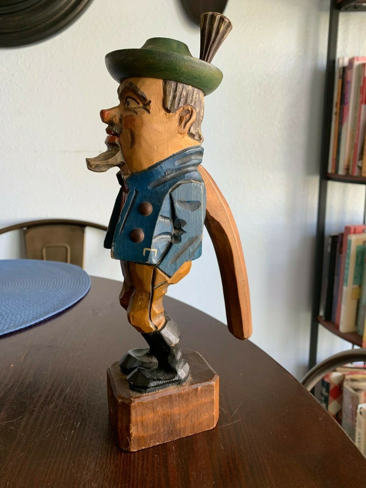 Vintage German Carved Wooden Nutcracker