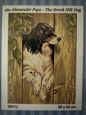 Printed needlepoin tapestry gobelin  Orchidea 30x40 cm Peaking Trough