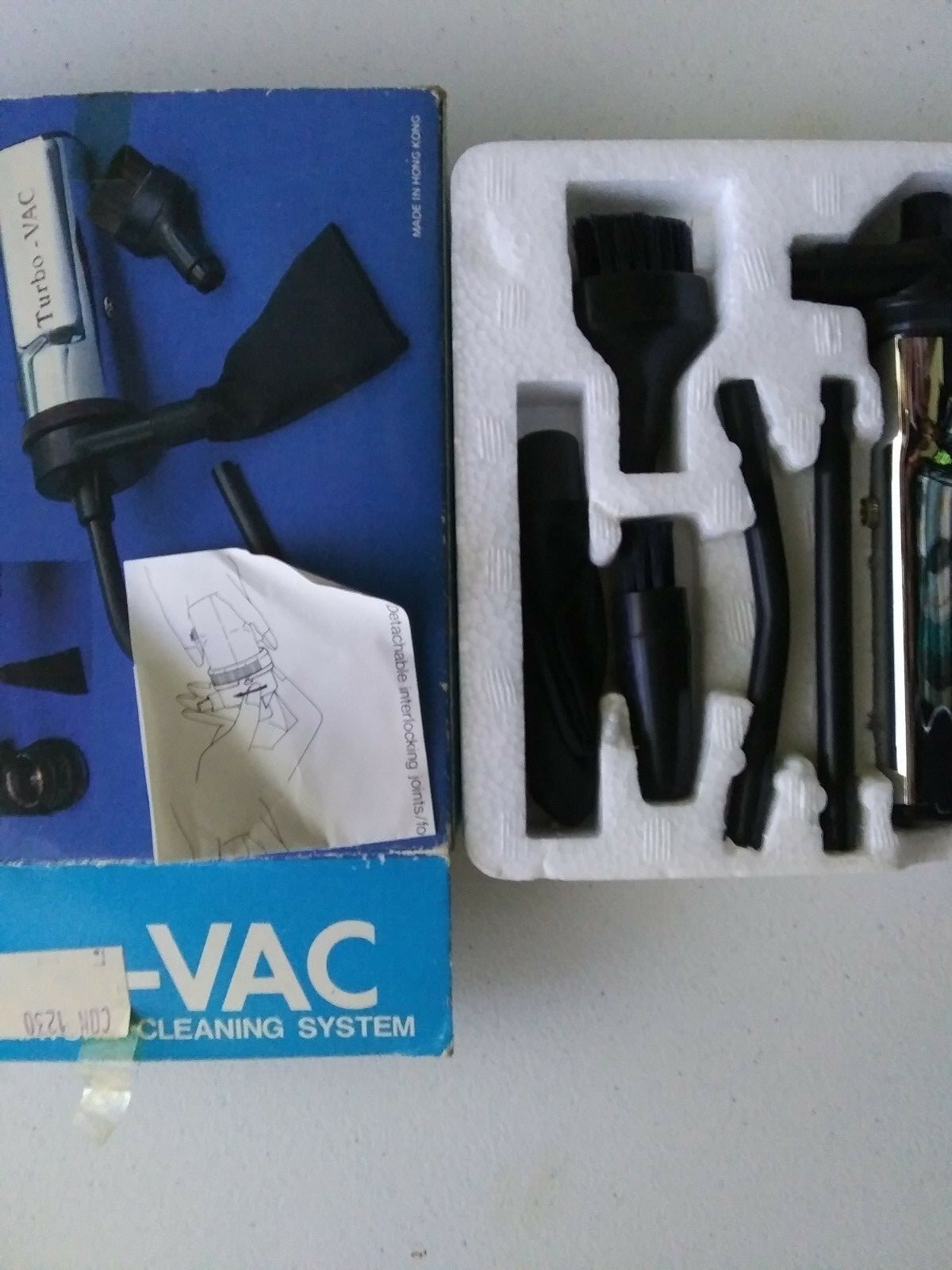 Turbo Vac Portable Miniature Cleaning System