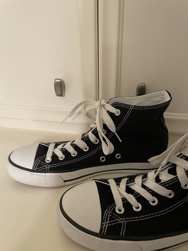 ZGR SNEAKERS ZY-K21023M - Unisex Black/White Running Shoes - Women's 8